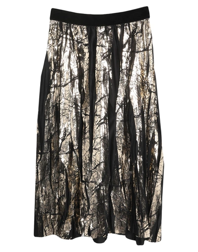 Shop Guardaroba By Aniye By Woman Midi Skirt Platinum Size S Polyester, Elastane In Grey