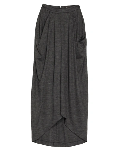 Isabel Marant Draped Mid-length Skirt In Lead