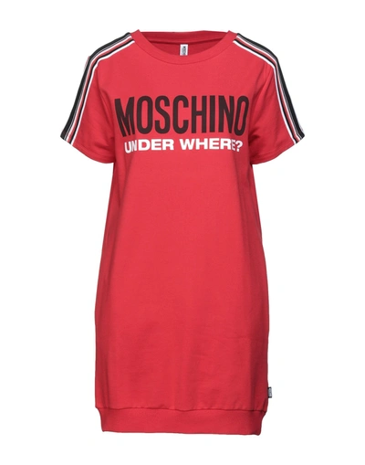 Shop Moschino Nightgowns In Red