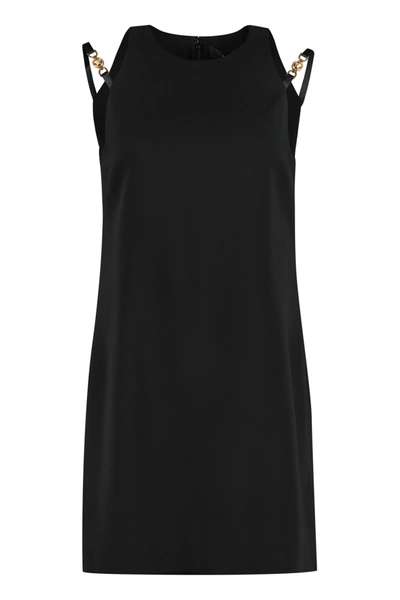 Shop Versace Cady Dress In Black