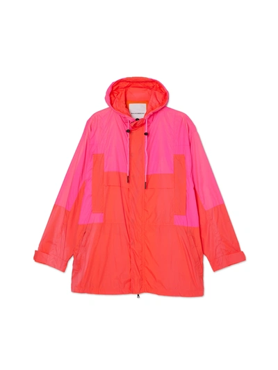 Shop Rochambeau Windbreaker Jacket In Red Pink