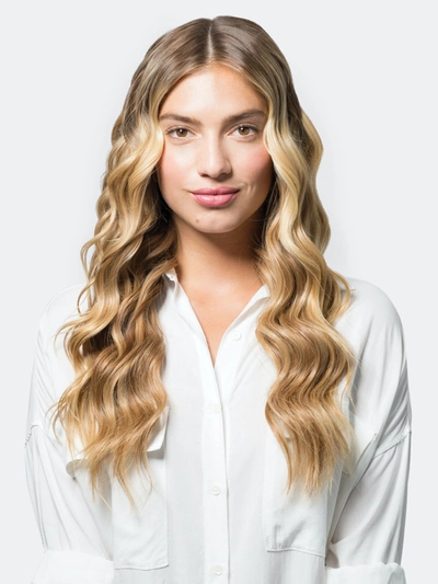 Shop T3 Cascading Waves Reversed Tapered Interchangeable Styling Wand In White Rose Gold