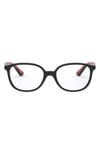 Shop Ray Ban Kids' 49mm Optical Glasses In Black