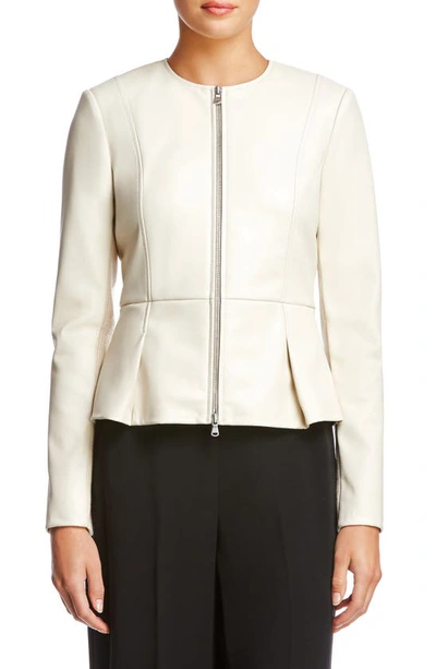 Shop Bailey44 Avery Faux Leather Jacket In Pebble