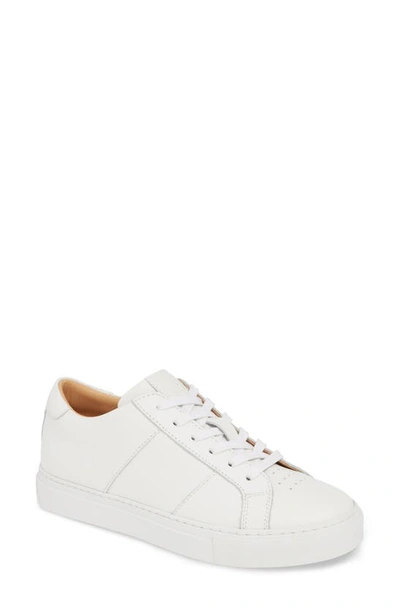 Shop Greats Royale Low Top Sneaker In White Leather