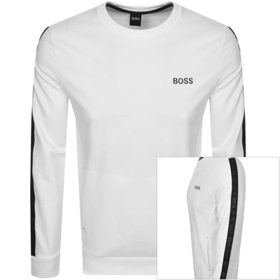 Shop Boss Business Boss Heritage Sweatshirt White
