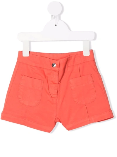 Shop Knot Becky Twill Shorts In Red