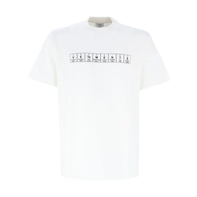 Shop Vetements Chemical Logo T-shirt In White