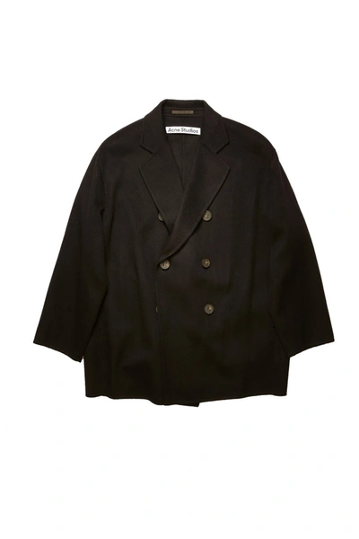 Shop Acne Studios A-line Jacket In Black