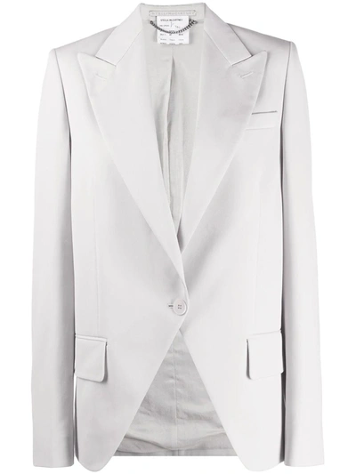 Shop Stella Mccartney Grey Lindsay Tailored Jacket
