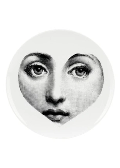 Shop Fornasetti Tema E Variazioni N. 41 Face Inside Of Heart Wall Plate
