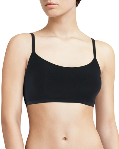 Chantelle Underwear Womens Tabac Soft Stretch Mid-rise Hipster Panty Buu422 In Black