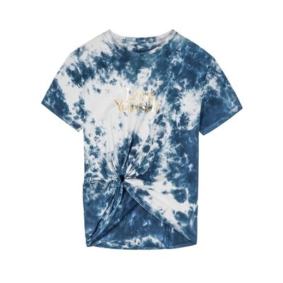 Shop Paco Rabanne X Peter Saville Tie-dyed Cotton T-shirt In Multicoloured