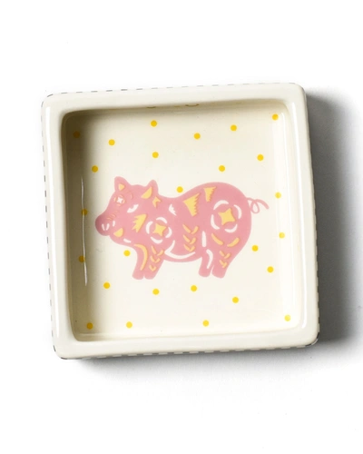 Shop Coton Colors Chinese Zodiac Pig Small Square Trinket Bowl