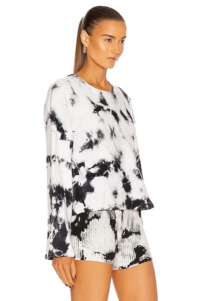 Shop Enza Costa French Terry Kimono Sleeve Sweatshirt In Phantom Ionic