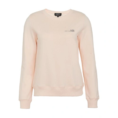 Shop Apc Item Sweatshirt In Pale Pink