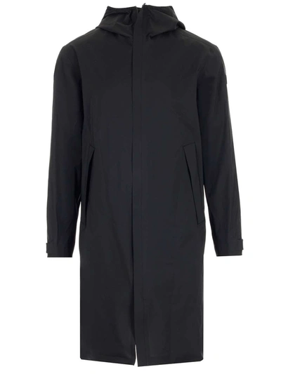 Shop Moncler Men's Black Polyester Coat