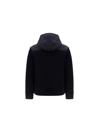 Shop Prada Men's Black Cotton Sweatshirt