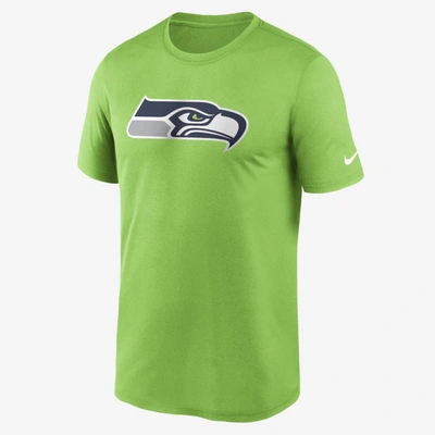 Shop Nike Men's Dri-fit Logo Legend (nfl Seattle Seahawks) T-shirt In Green