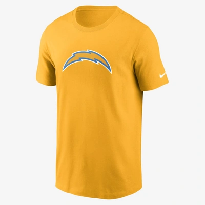 Shop Nike Women's Logo Essential (nfl Los Angeles Chargers) T-shirt In Yellow