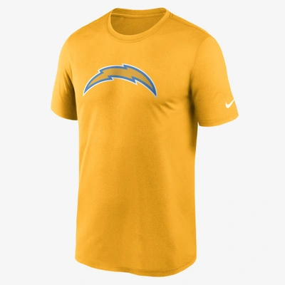 Shop Nike Men's Dri-fit Logo Legend (nfl Los Angeles Chargers) T-shirt In Brown