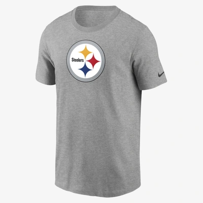 Shop Nike Women's Logo Essential (nfl Pittsburgh Steelers) T-shirt In Grey
