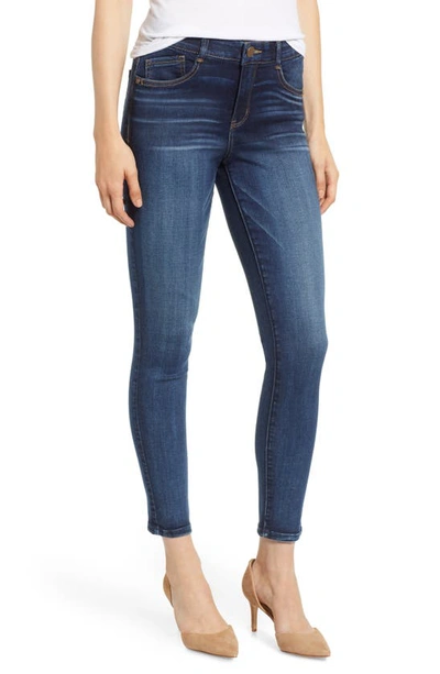 Shop Wit & Wisdom Luxe Touch High Waist Skinny Ankle Jeans In Bl-blue