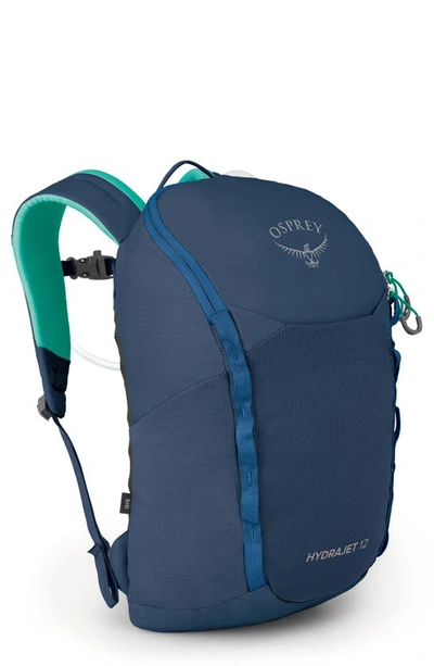 Shop Osprey Kids' Hydrajet 12l Water Resistant Backpack In Wave Blue
