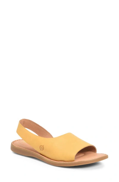 Shop Born Inlet Sandal In Yellow Leather