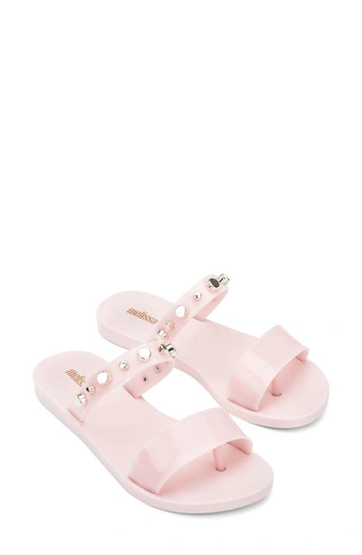 Shop Melissa Love Lip Ii Thong Sandal In Light Pink Rubber