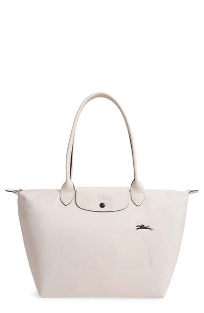 Shop Longchamp Le Pliage Club Tote In Chalk