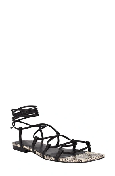 Shop Marc Fisher Ltd Mahalia Strappy Sandal In Black