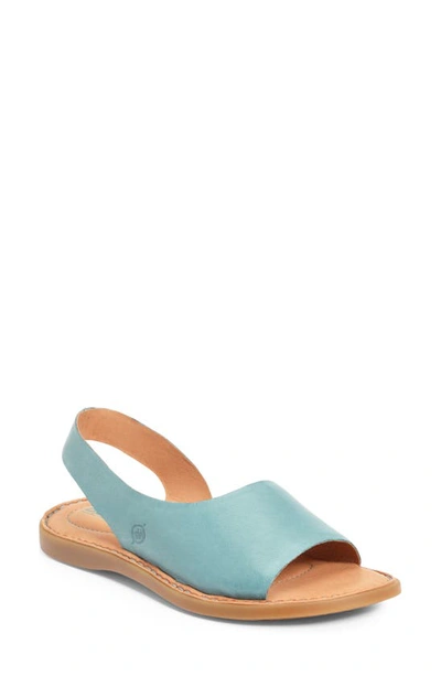 Shop Born Inlet Sandal In Turquoise Leather