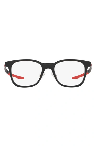 Shop Oakley Kids' Milestone™ Xs 47mm Square Optical Glasses In Black