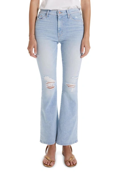 Shop Mother Flare Jeans In Free Hugs