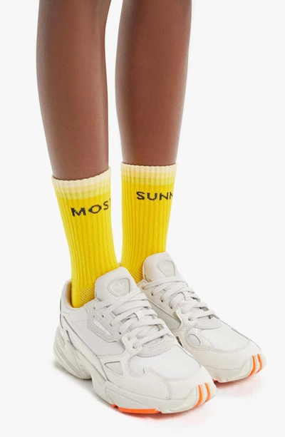 Shop Mother Baby Steps Crew Socks In Mostly Sunny