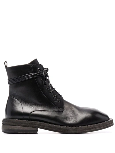 Shop Marsèll Dodone Lace-up Ankle Boots In Schwarz
