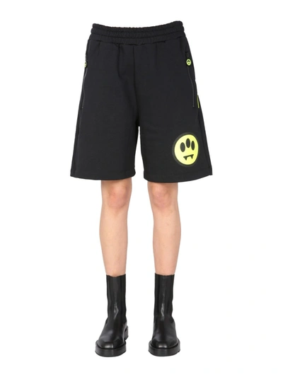 Shop Barrow Shorts With Logo Unisex In Black