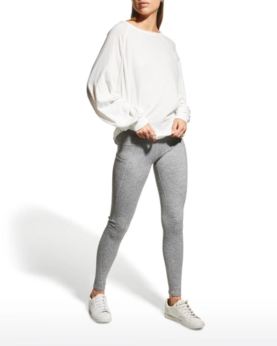 Shop Free People She's Everything Long-sleeve Active Top In White