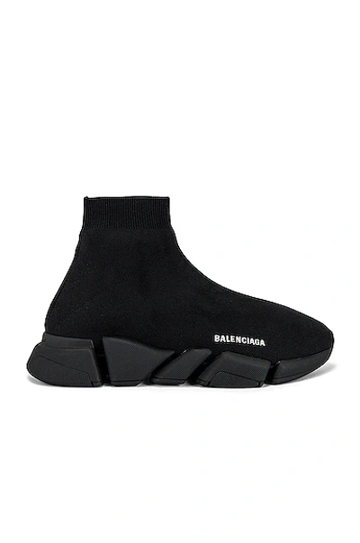 Shop Balenciaga Speed 2.0 Sneaker In Black