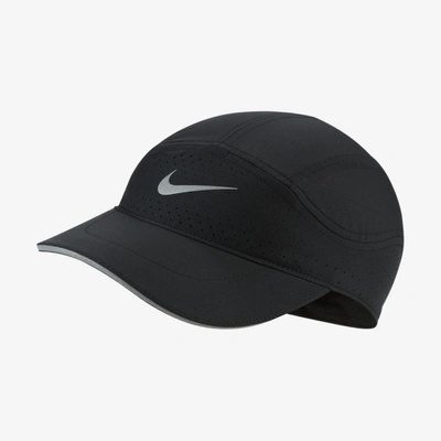 Shop Nike Unisex Aerobill Tailwind Running Cap In Black