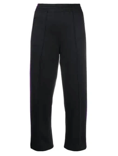 Marc Jacobs Ladies Black Logo Striped Pants In Black