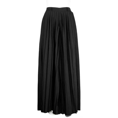 Shop Each X Other Ladies Wide Pleated Pants In Black
