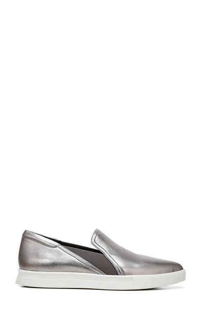 Shop 27 Edit Tyra Slip-on Sneaker In Pewter Leather