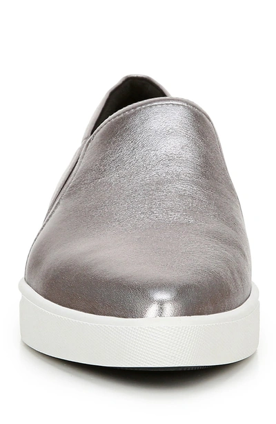 Shop 27 Edit Tyra Slip-on Sneaker In Pewter Leather