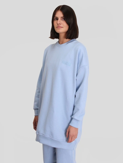 Shop Ganni Oversized Sweatshirt In Heater