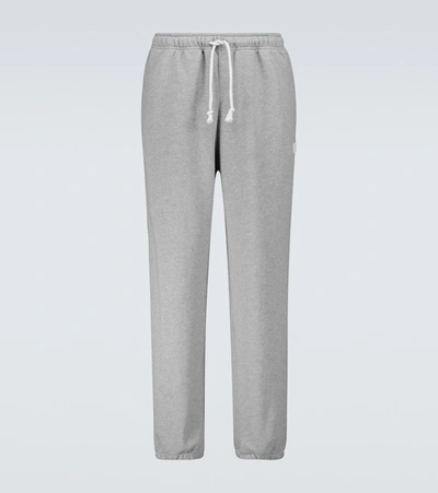 Shop Acne Studios Cotton Jersey Sweatpants In Grey