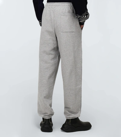 Shop Acne Studios Cotton Jersey Sweatpants In Grey