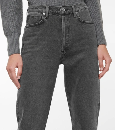 Shop Citizens Of Humanity Charlotte High-rise Straight Jeans In Grey