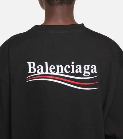 Balenciaga Black Oversized 'défilé' T-shirt | ModeSens
